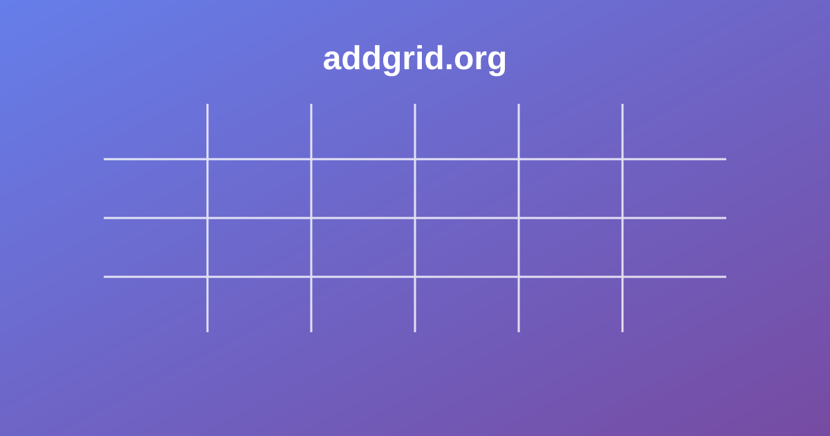addgrid.org